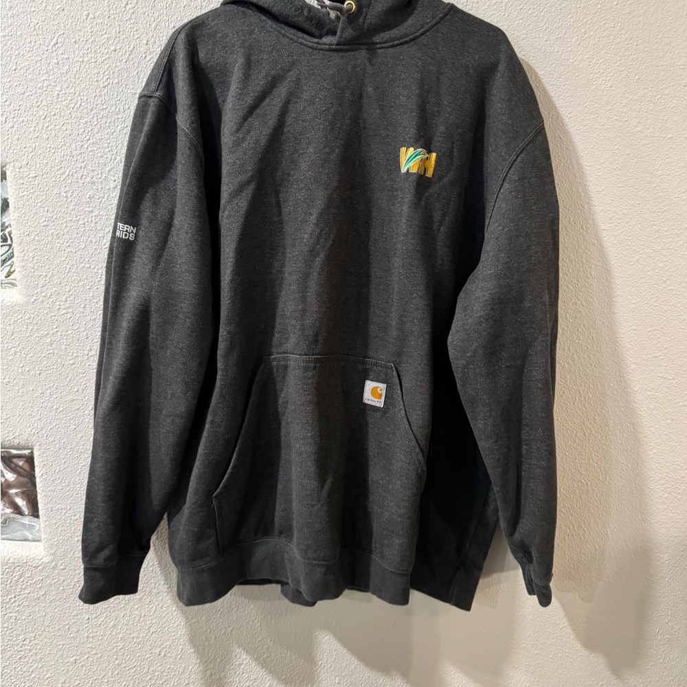 Carhartt Dark Gray Hoodie with Logo